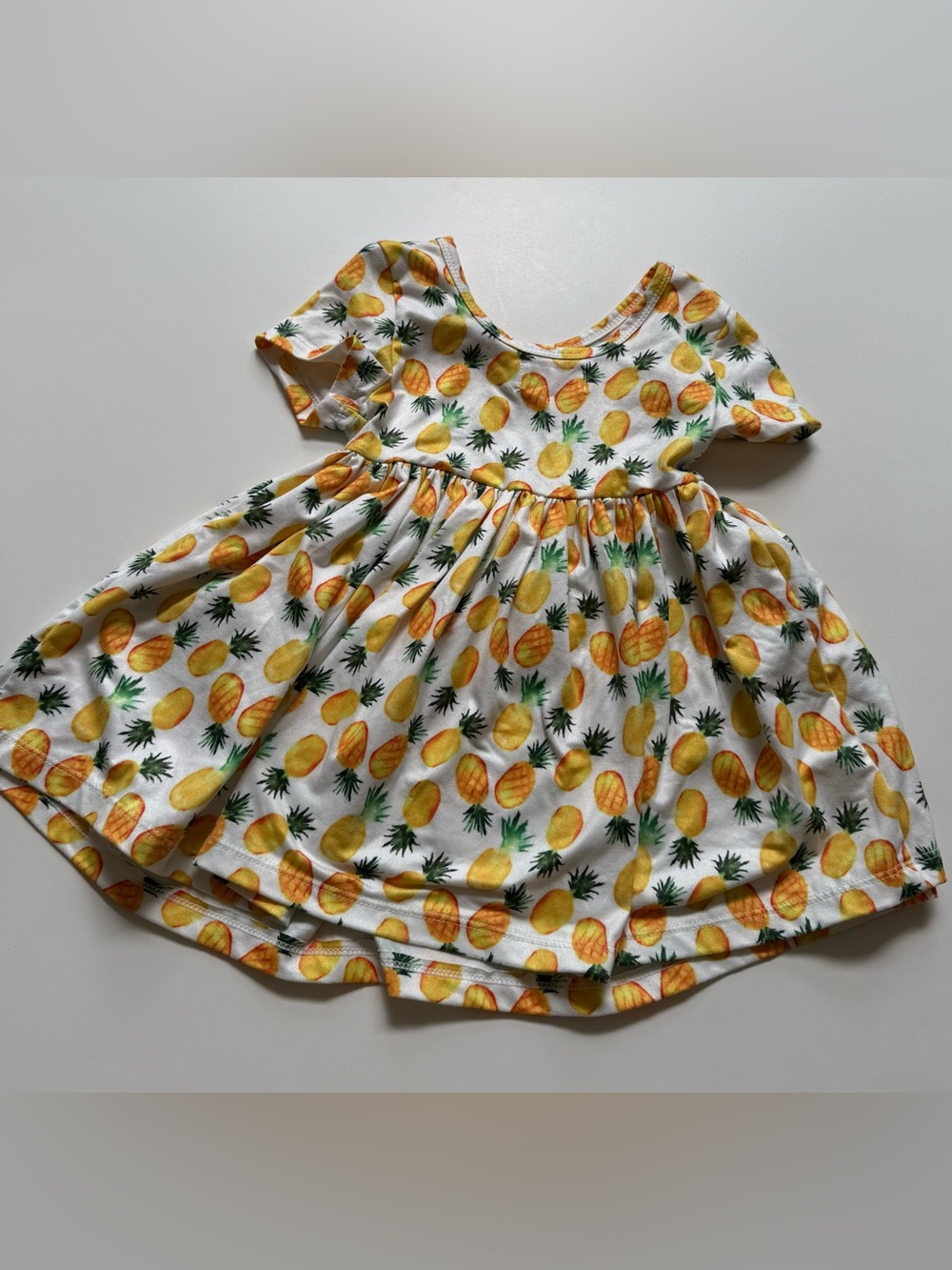 Mila & Rose Pineapple Print Cotton Dress 12-24m
